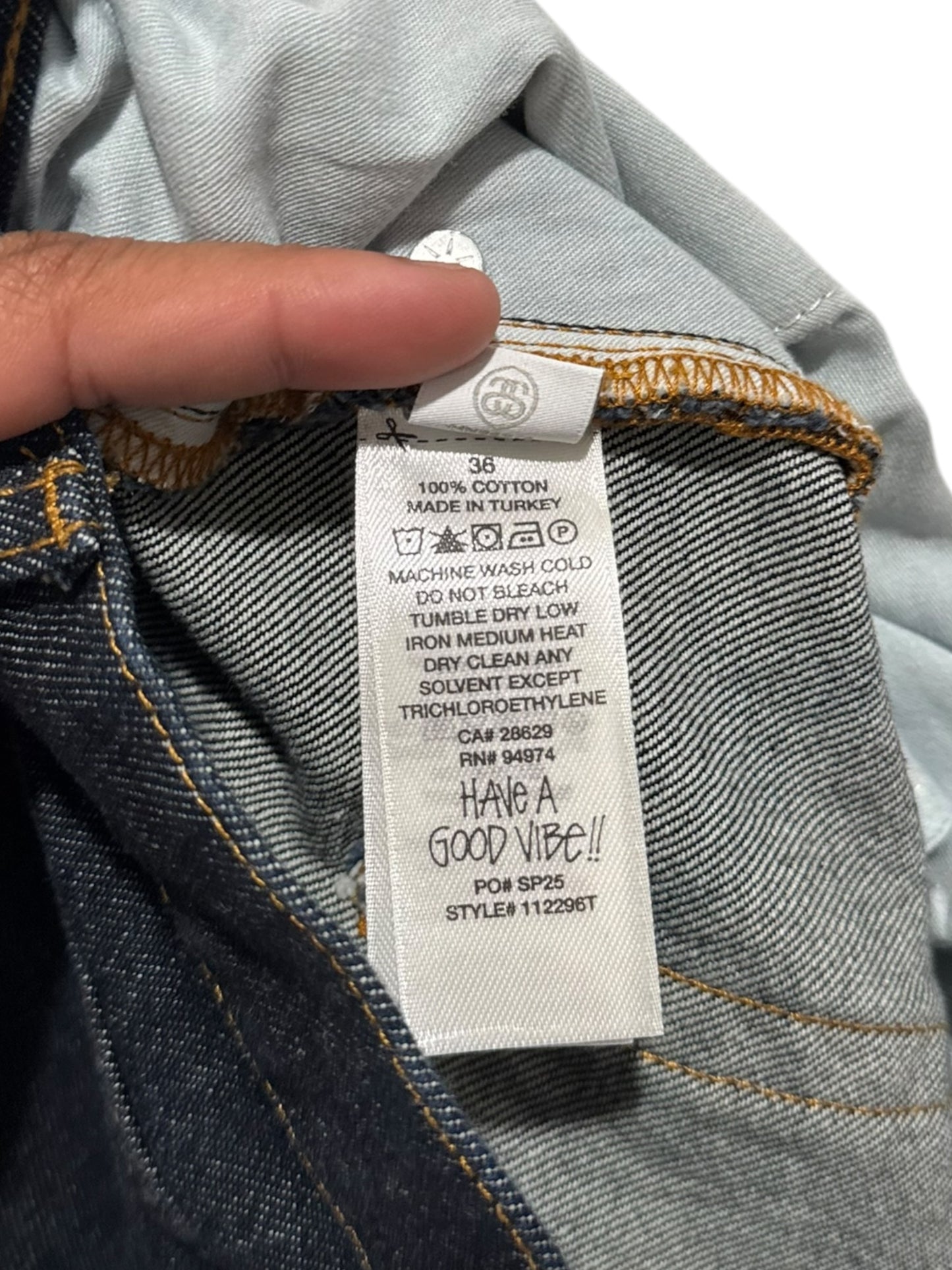 Stussy Big Ol Jean Shorts Rigid Indigo