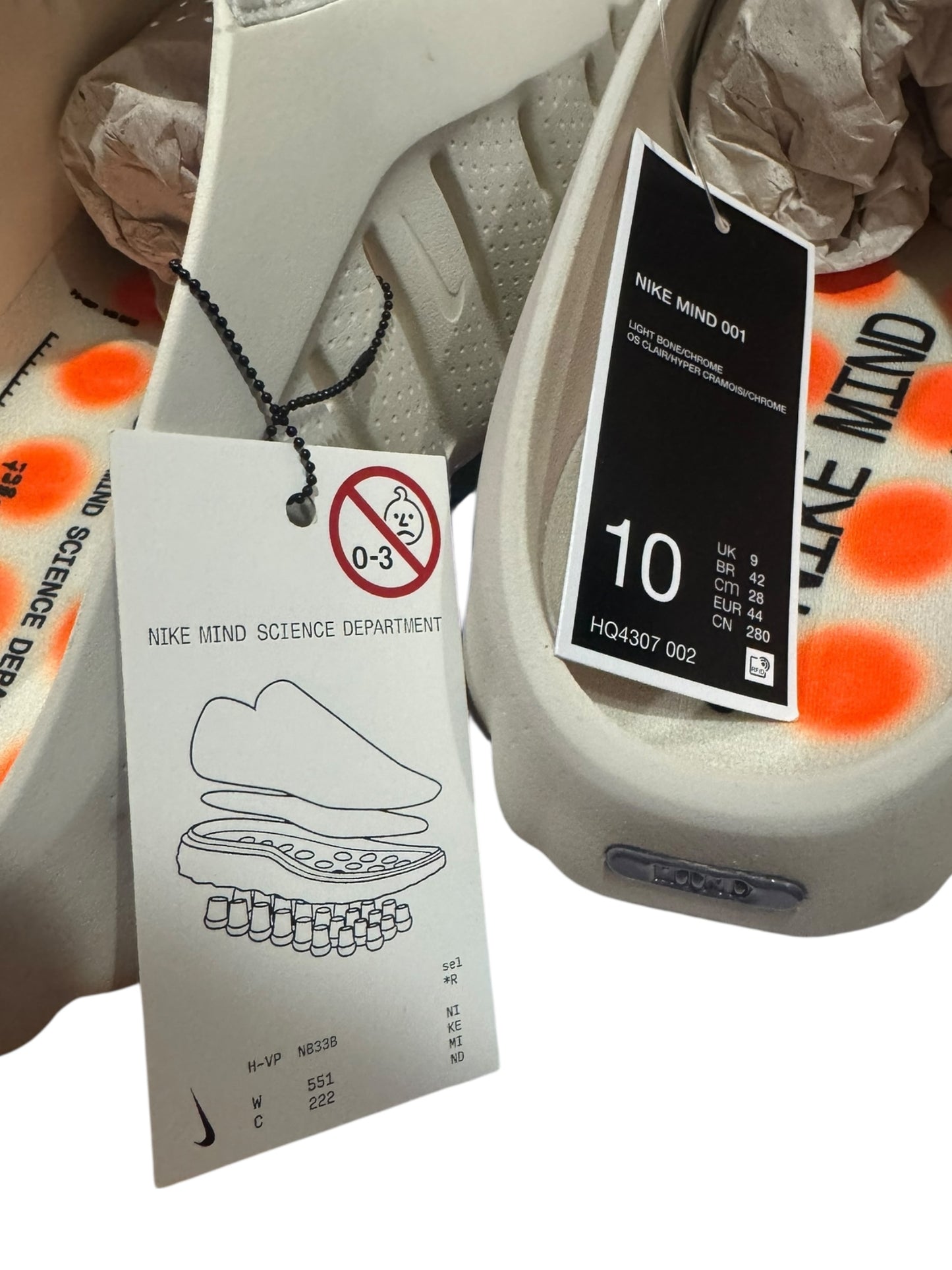 Nike Mind 001 Slide Light Bone