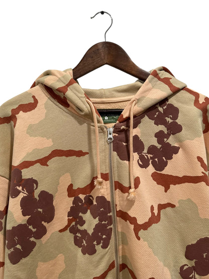 Denim Tears The Cotton Wreath Zip Hoodie Tan Camo