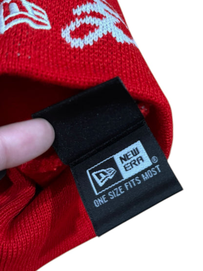 Supreme New Era Ghostface Beanie Red