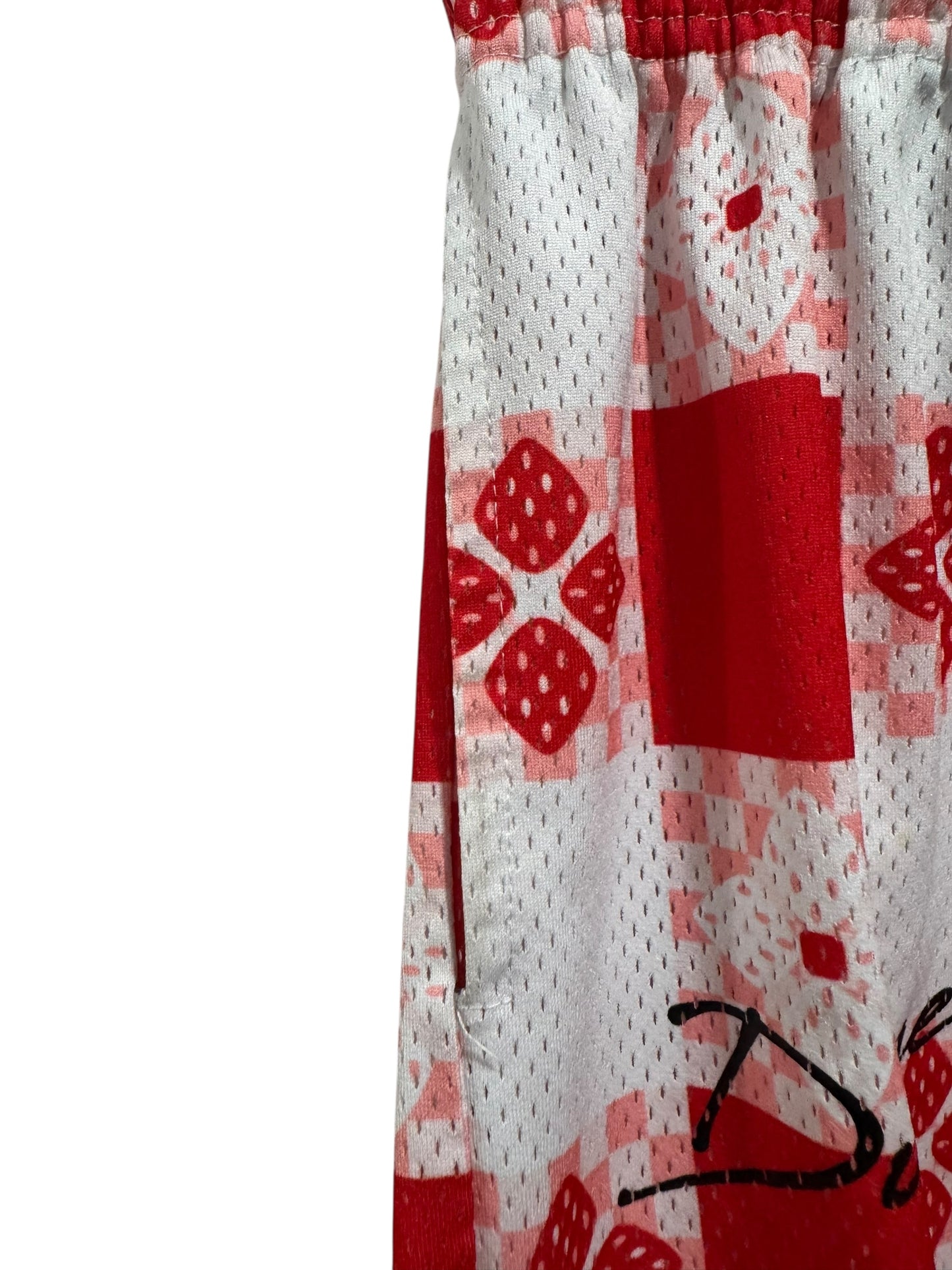 Eric Emanuel x Duryea’s Picnic Shorts White Red