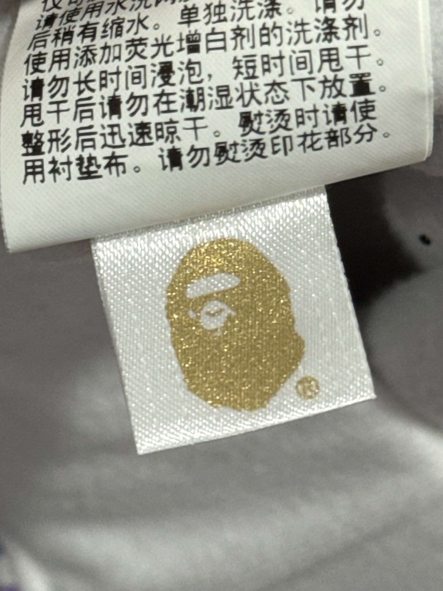 BAPE NYC Logo Sweat Shorts Multi Camo White