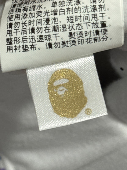 BAPE NYC Logo Sweat Shorts Multi Camo White