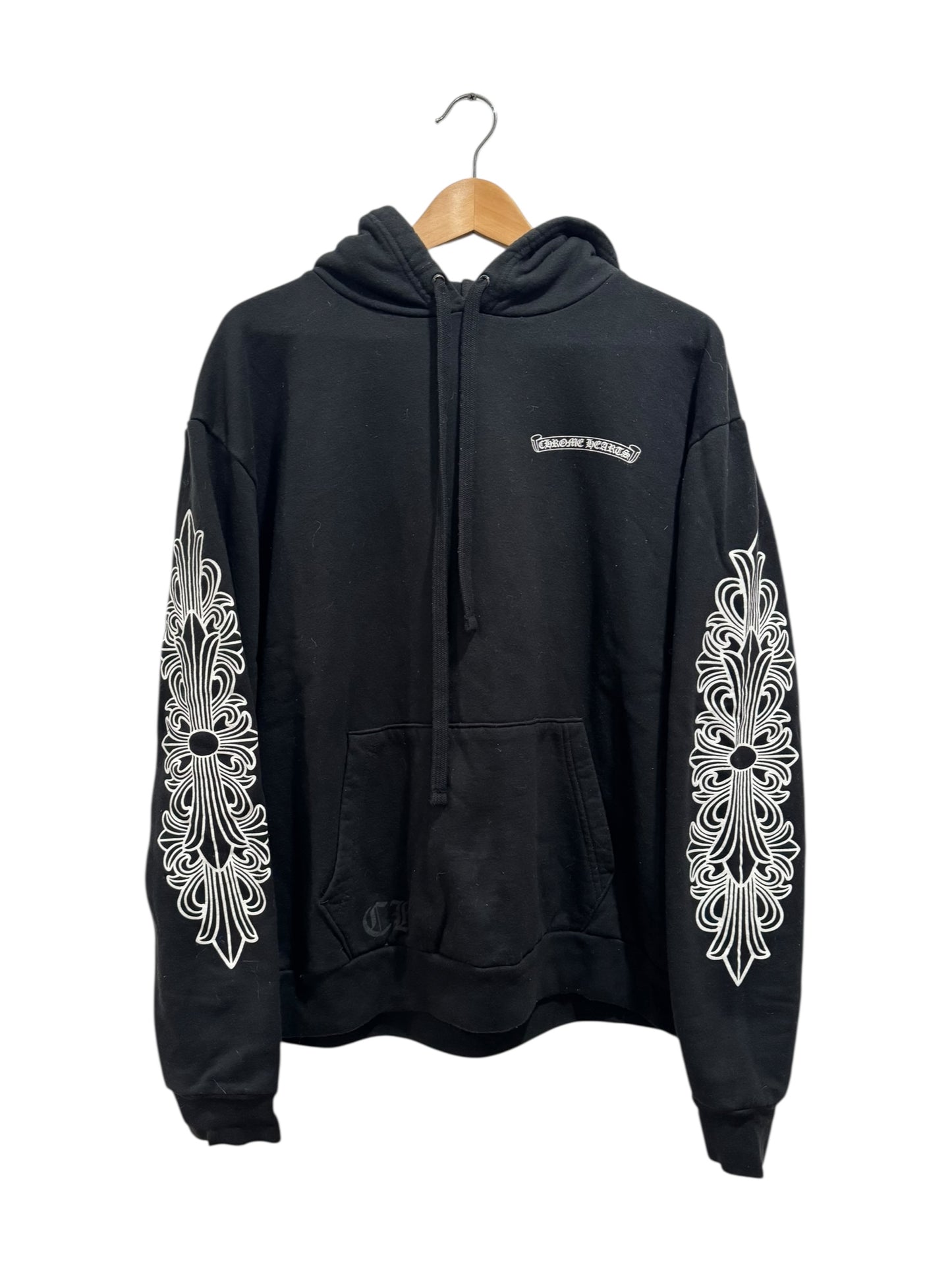 Chrome Hearts Eye Chart Dagger Hoodie Black