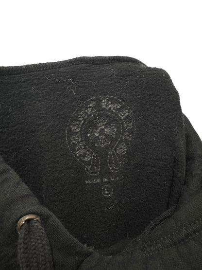 Chrome Hearts Vertical Logo FU Hoodie Black Brown