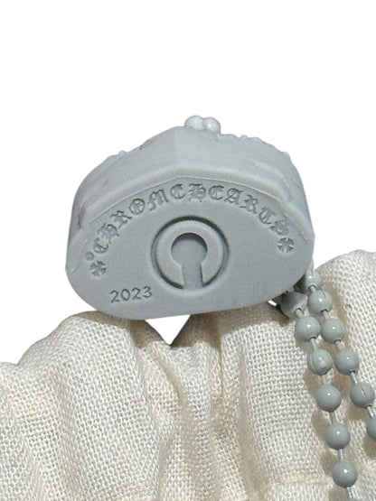 Chrome Hearts Silicone Lock Necklace Grey