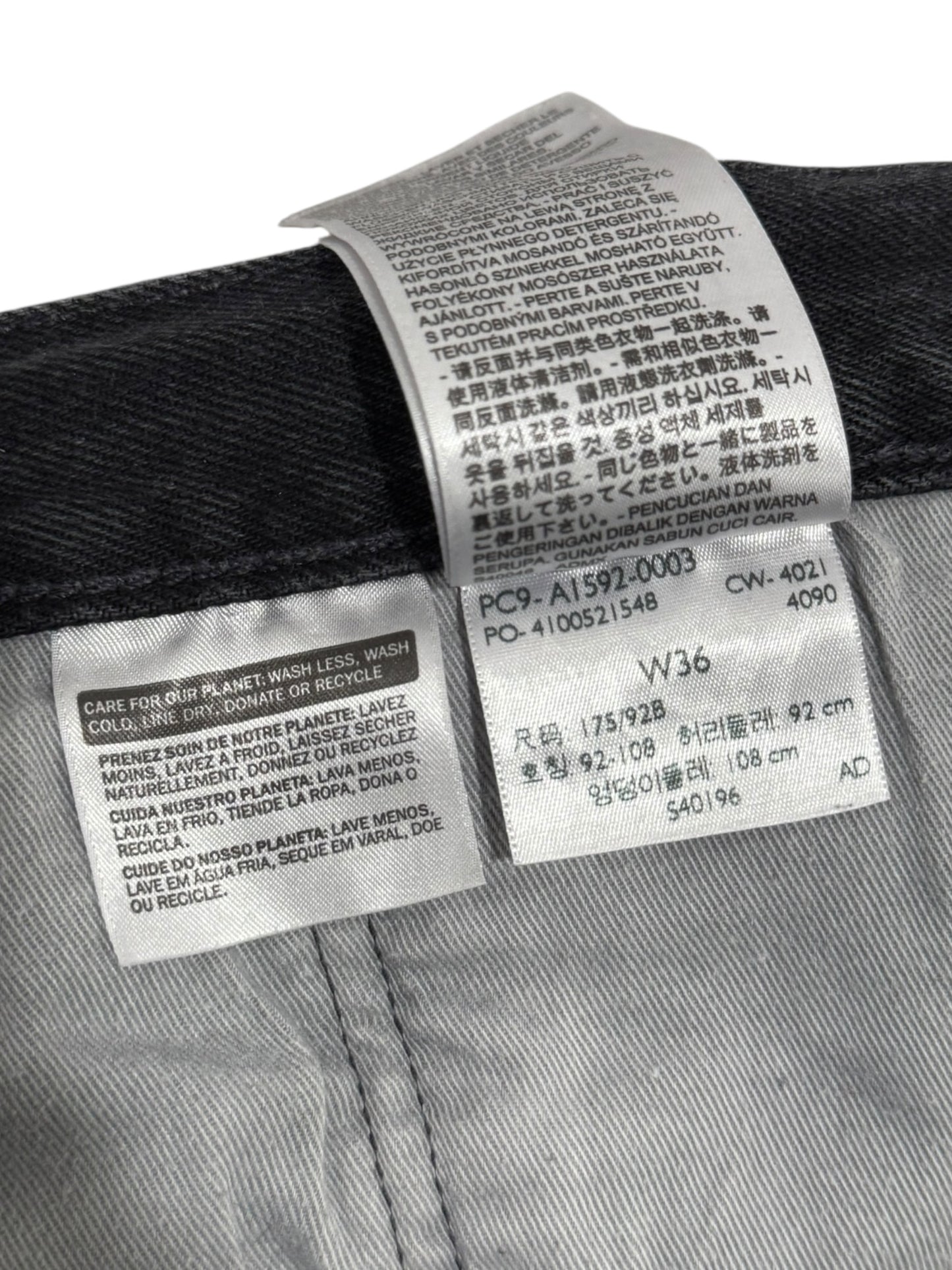 Denim Tears x Levi's Cotton Wreath Jeans Black