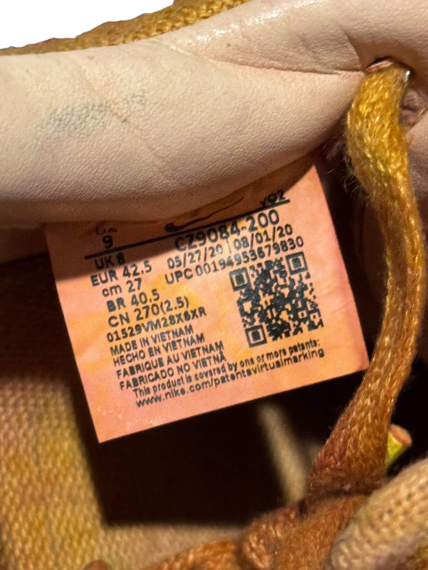Nike Stussy x Lookout & Wonderland Air Force 1 Hand Dyed