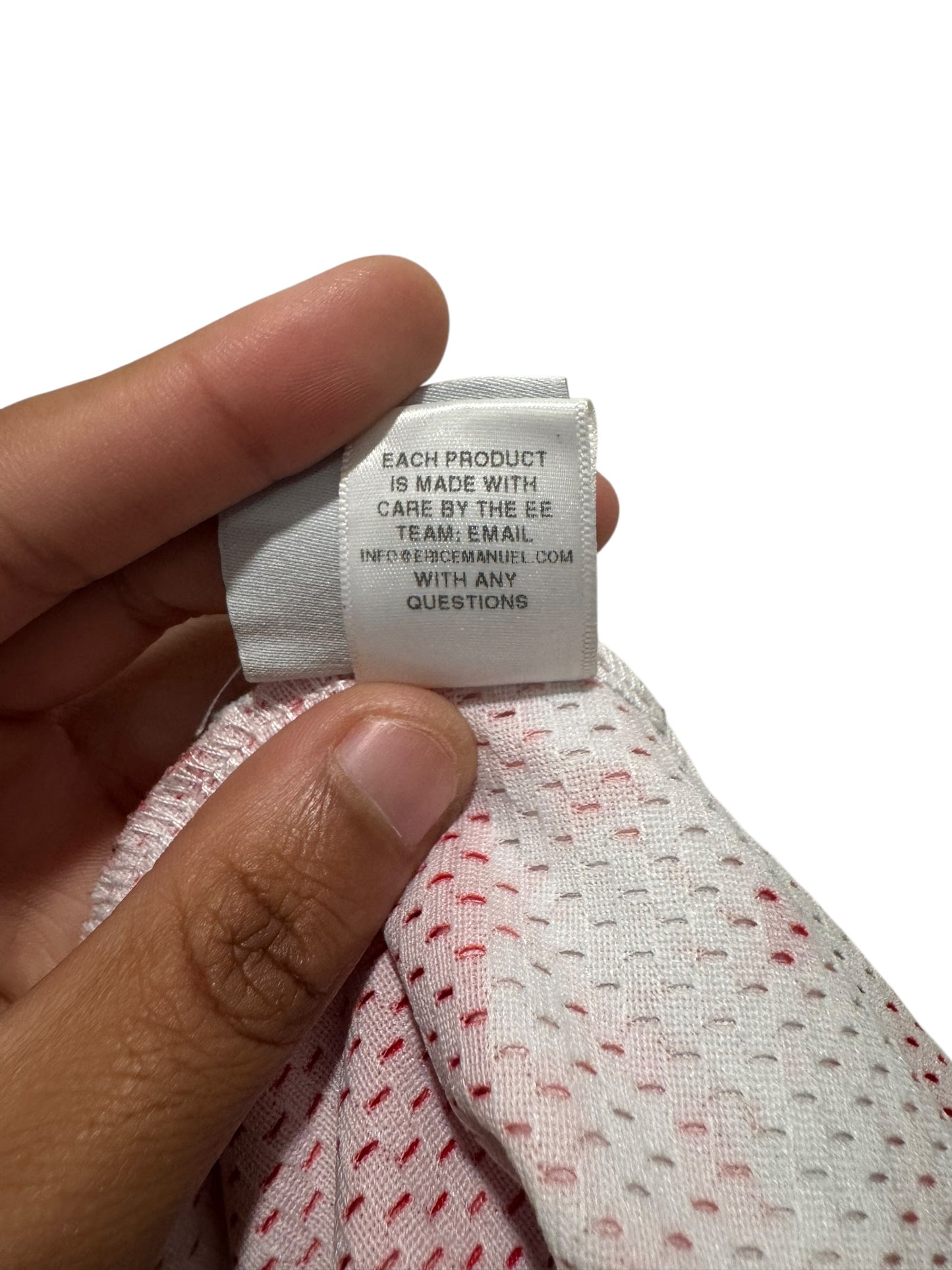 Eric Emanuel x Duryea’s Picnic Shorts White Red