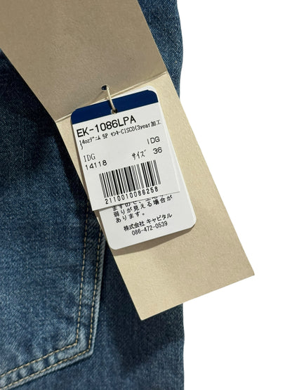 Kapital 14oz Denim 5P Monkey Cisco 3YearsFade Jeans Indigo