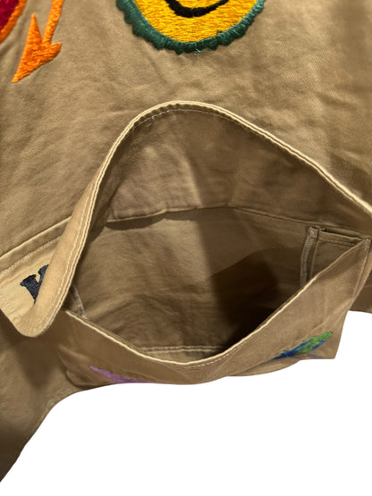 Cactus Plant Flea Market Knowledge Jacket Brown