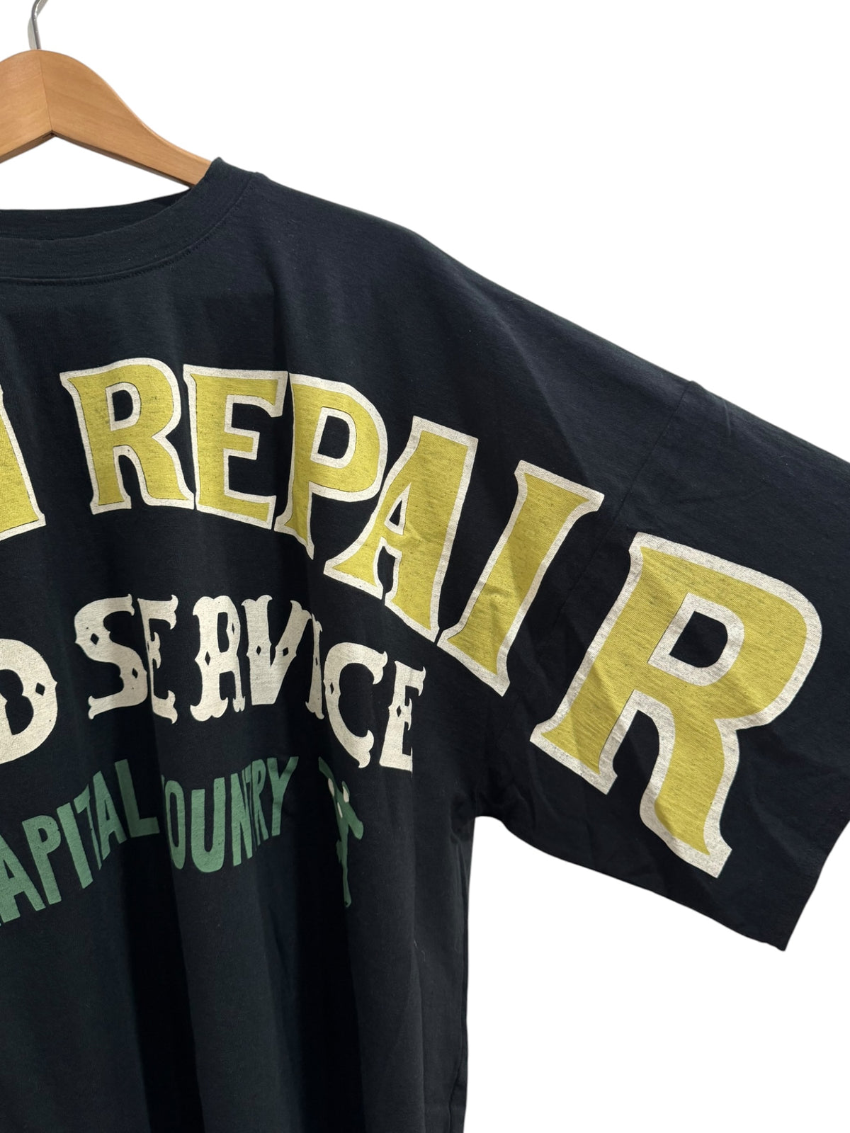 Kapital Denim Repair Huge Tee Black