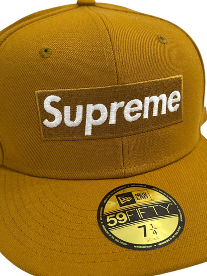 Supreme Champions Box Logo Fitted Hat Mustard