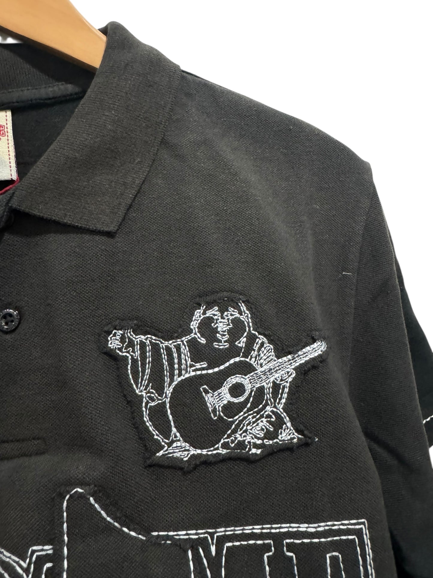 Supreme x True Religion Applique Polo Black