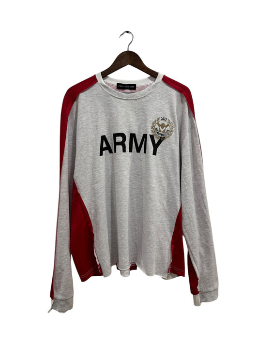 Project G/R Hybrid Long Sleeve Jersey Red White Grey