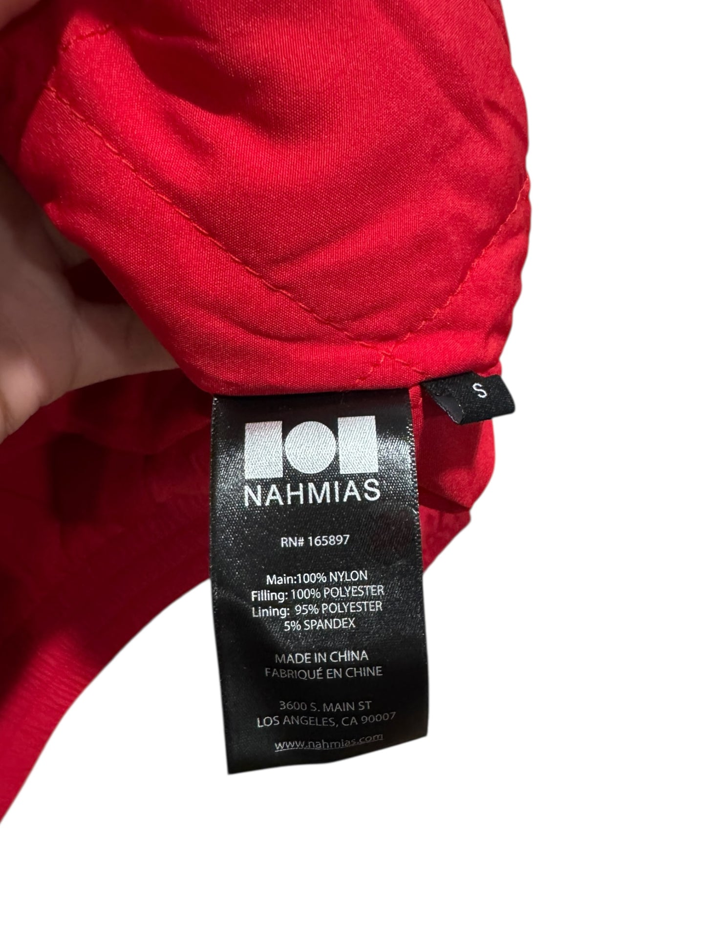 NAHMIAS x A24 Marty Supreme Classic Warm Up Jacket USA Red