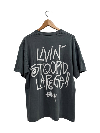 Stussy Livin Stoopid Large Tee Grey