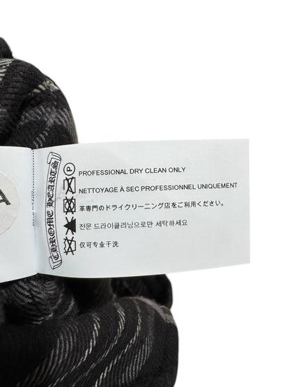 Chrome Hearts After School Flannel Shorts Black Grey