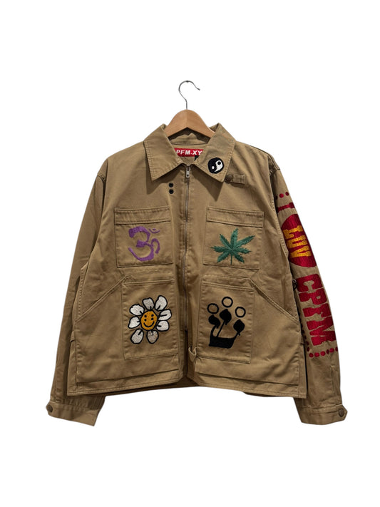 Cactus Plant Flea Market Knowledge Jacket Brown