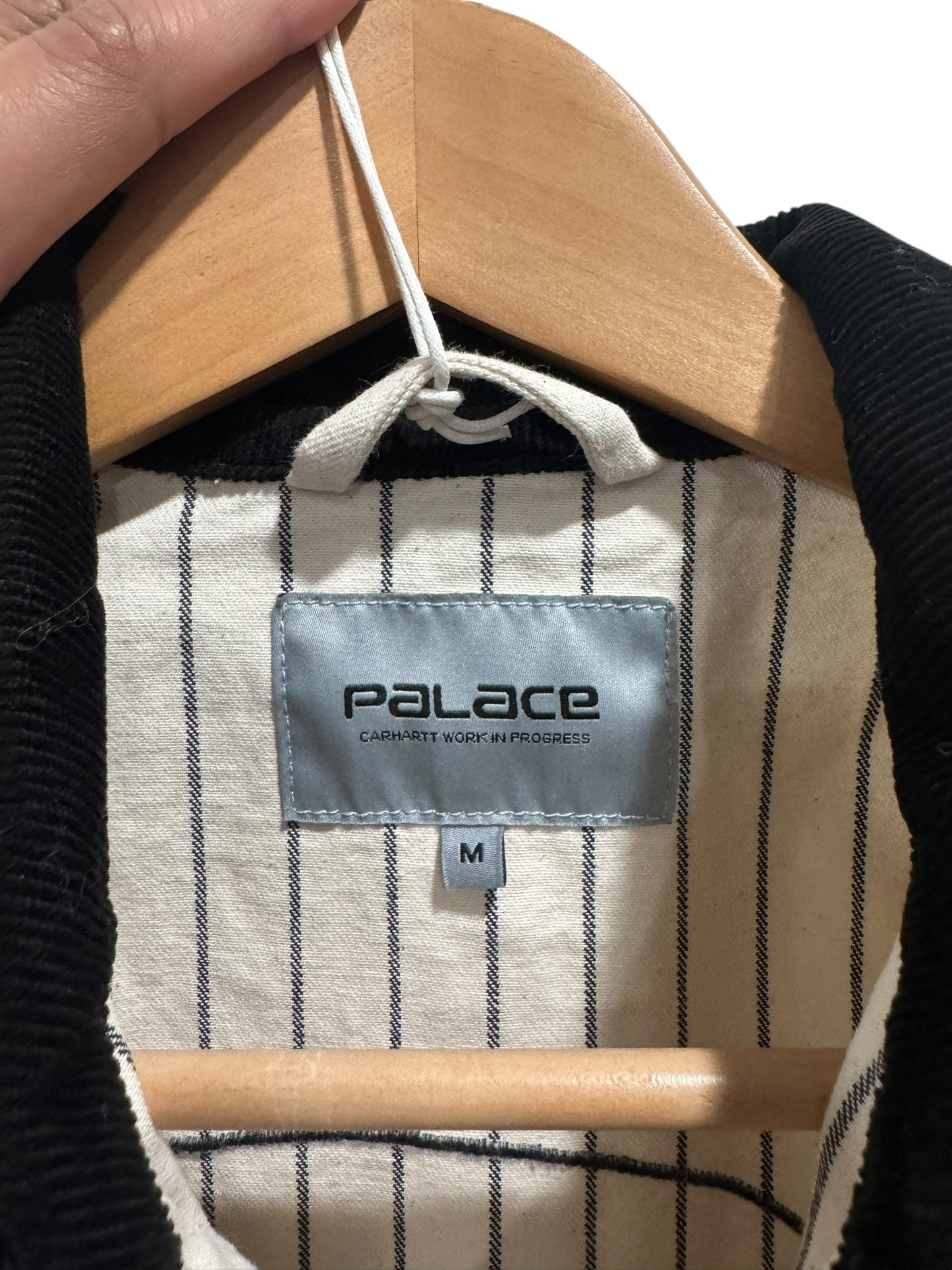 Palace x Carhartt WIP Michigan Coat Hickory Wax Black