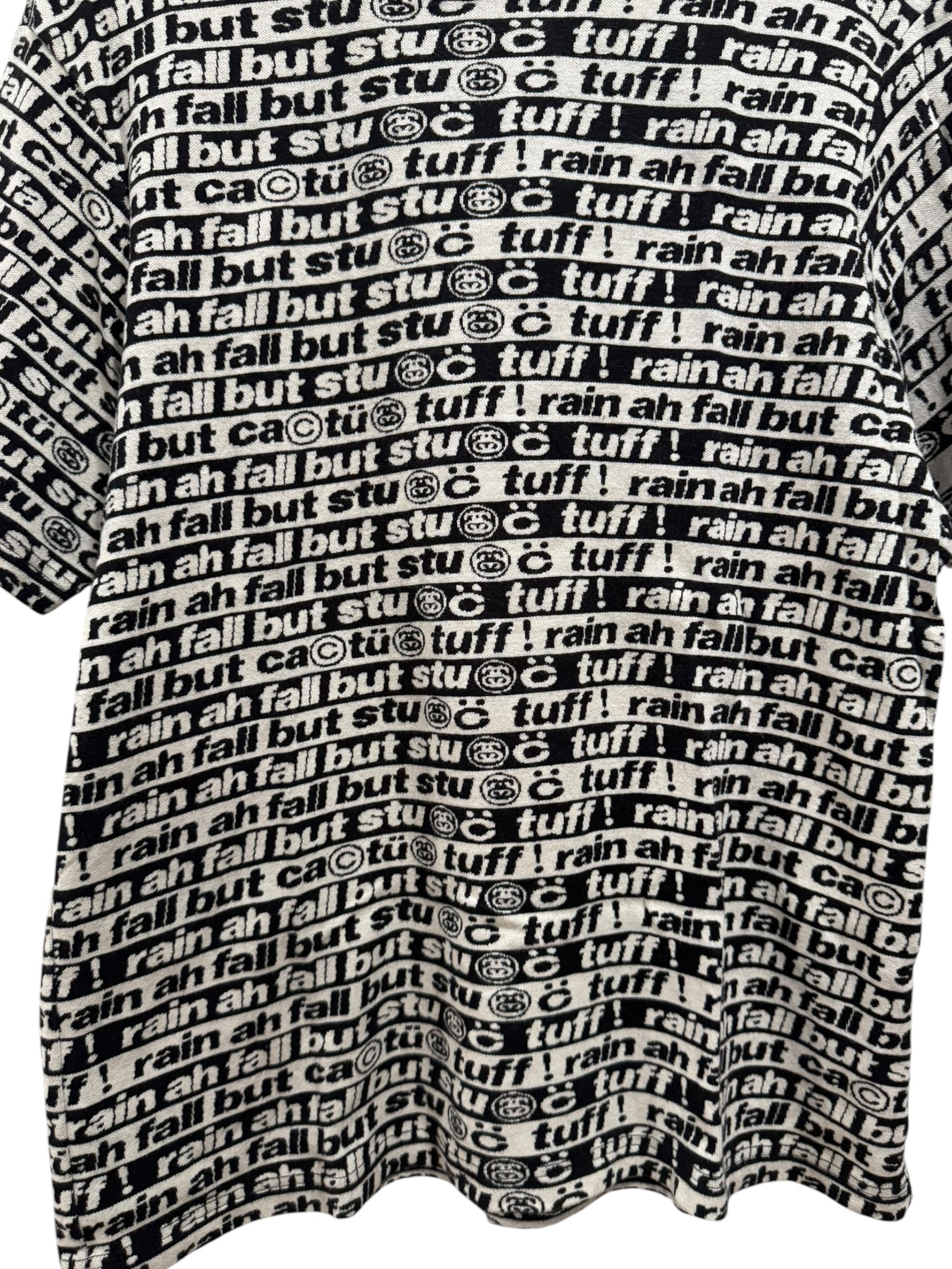 Stussy x Cactus Plant Flea Market Jacquard Tee Black White