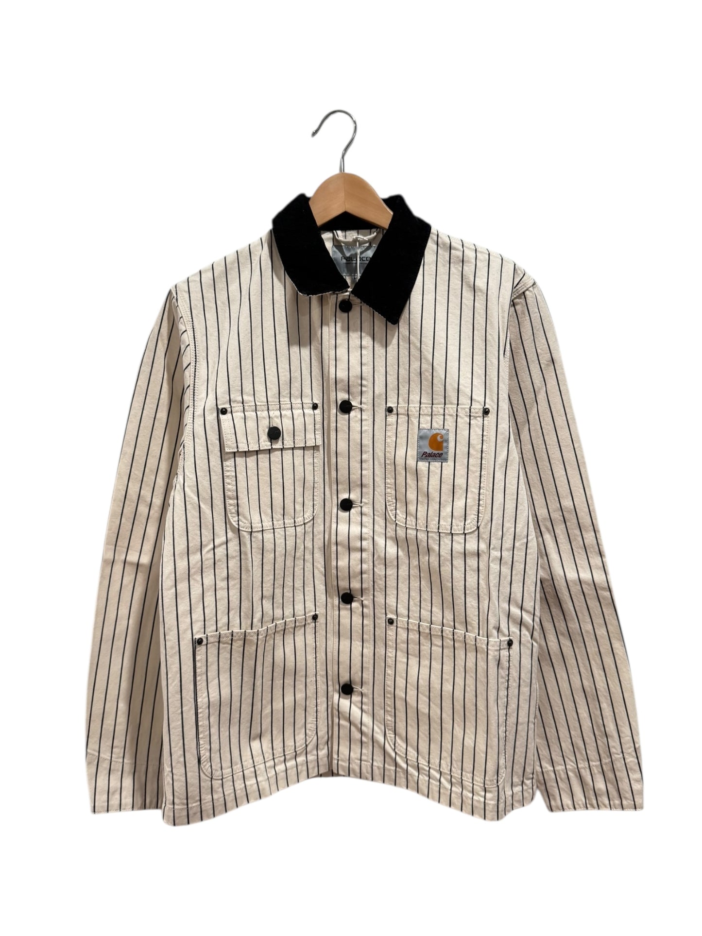 Palace x Carhartt WIP Michigan Coat Hickory Wax Black