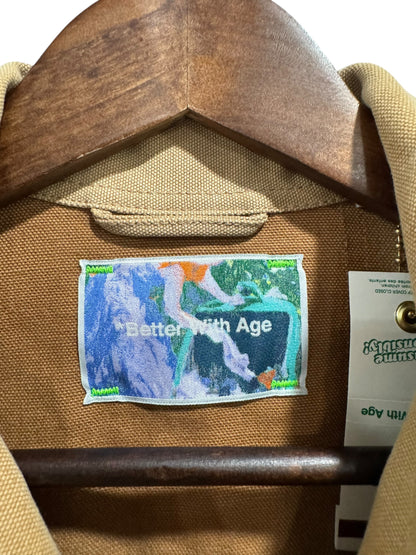Better With Age Harrison Reconstructed Work Jacket Khaki
