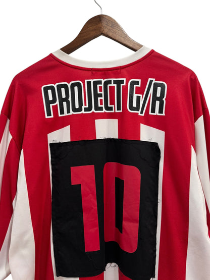 Project G/R Hybrid Long Sleeve Jersey Red White Grey