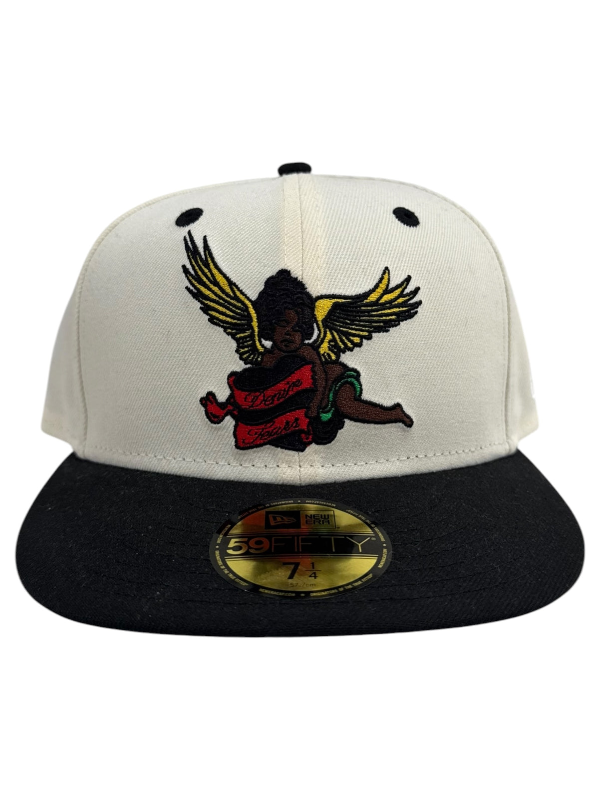 Denim Tears Cherub Fitted Hat White Black