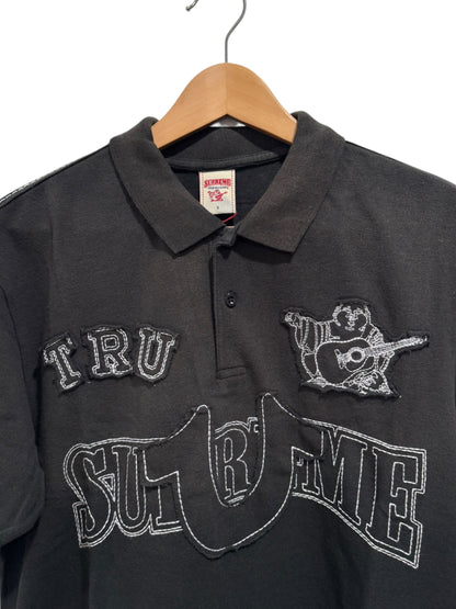 Supreme x True Religion Applique Polo Black