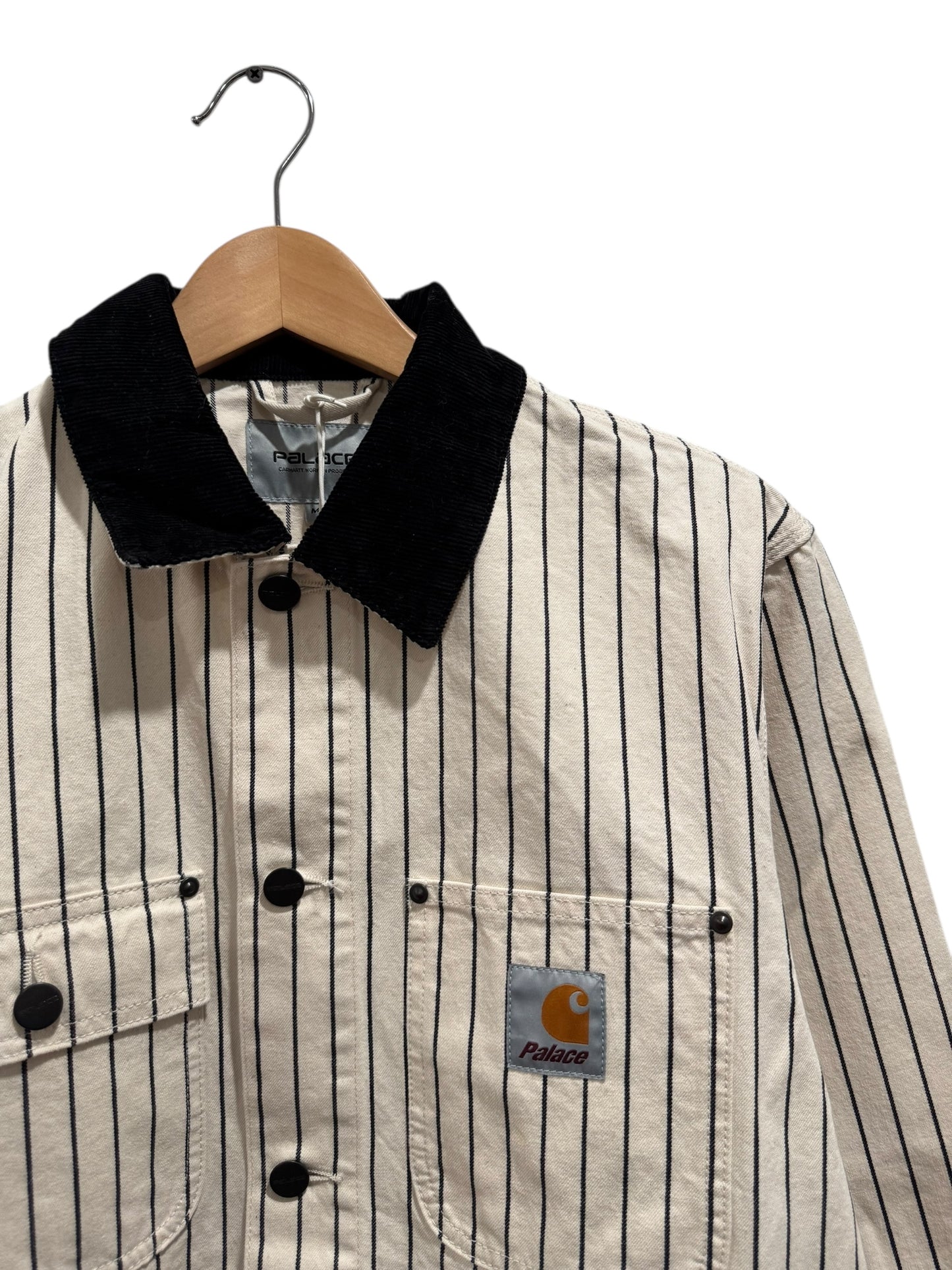 Palace x Carhartt WIP Michigan Coat Hickory Wax Black