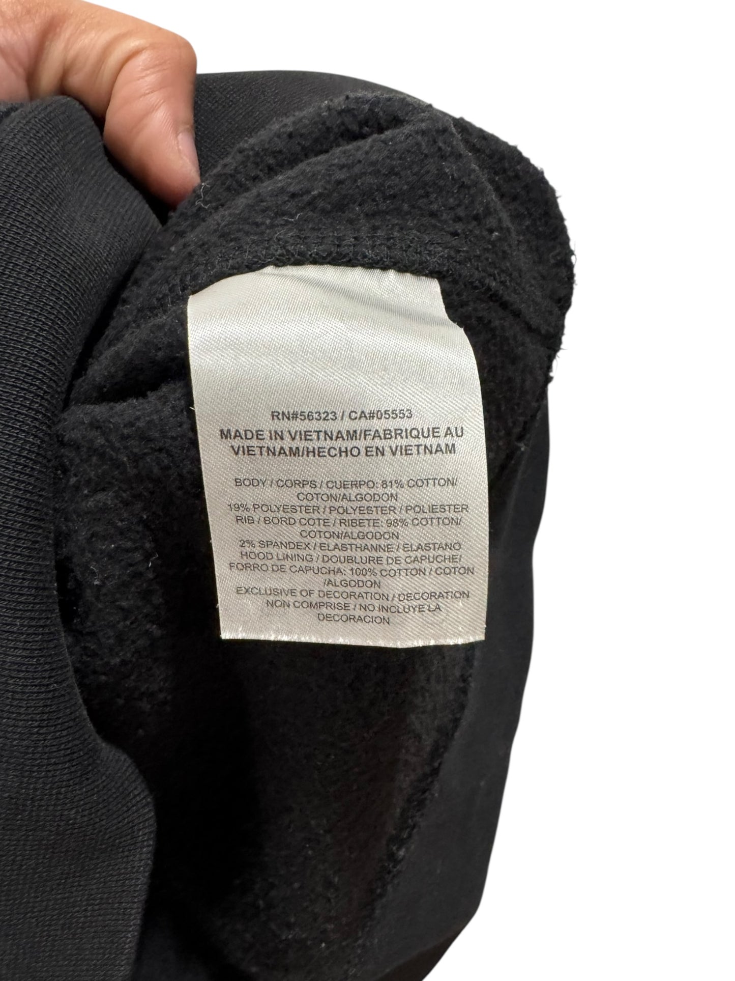 Nike x Virgil Abloh Insert Ideas Here Campus Hoodie Black