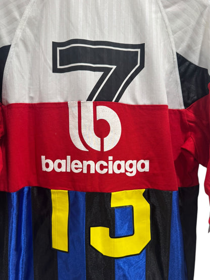 Balenciaga Hybrid Soccer Long Sleeve Jersey White