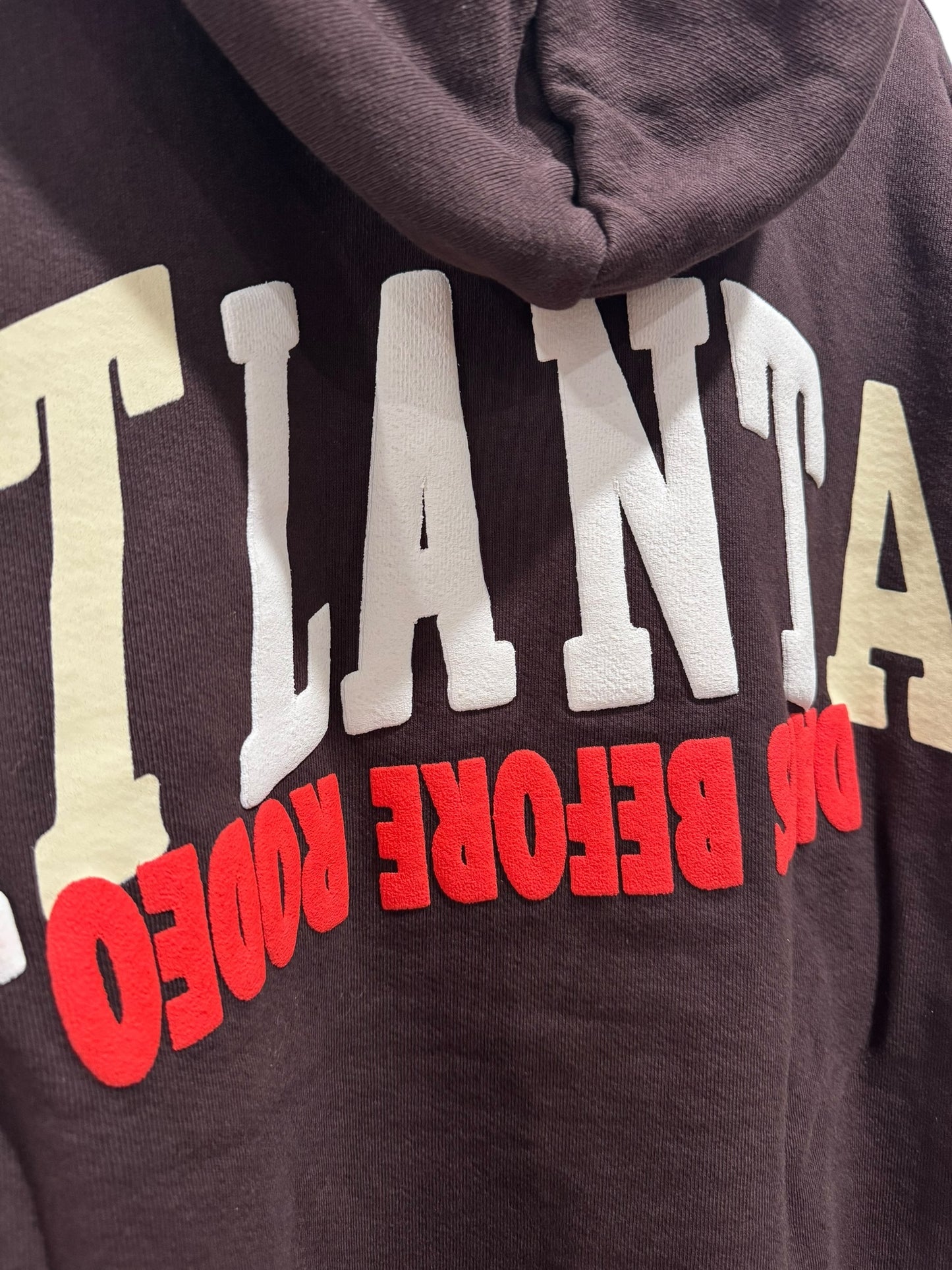 Travis Scott x CPFM "Free Thugger" Hoodie Brown