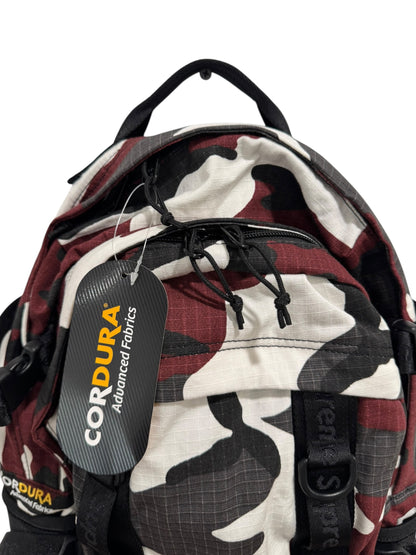 Supreme Logo Backpack SS26 Red Camo