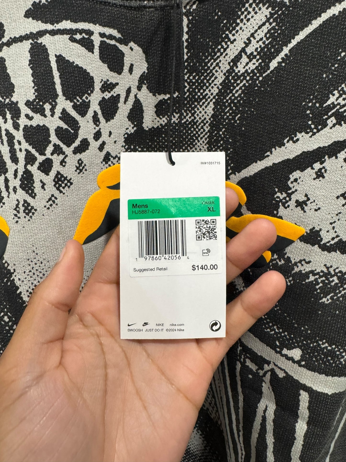 Cactus Plant Flea Market x Nike Hoops Crewneck Light Bone