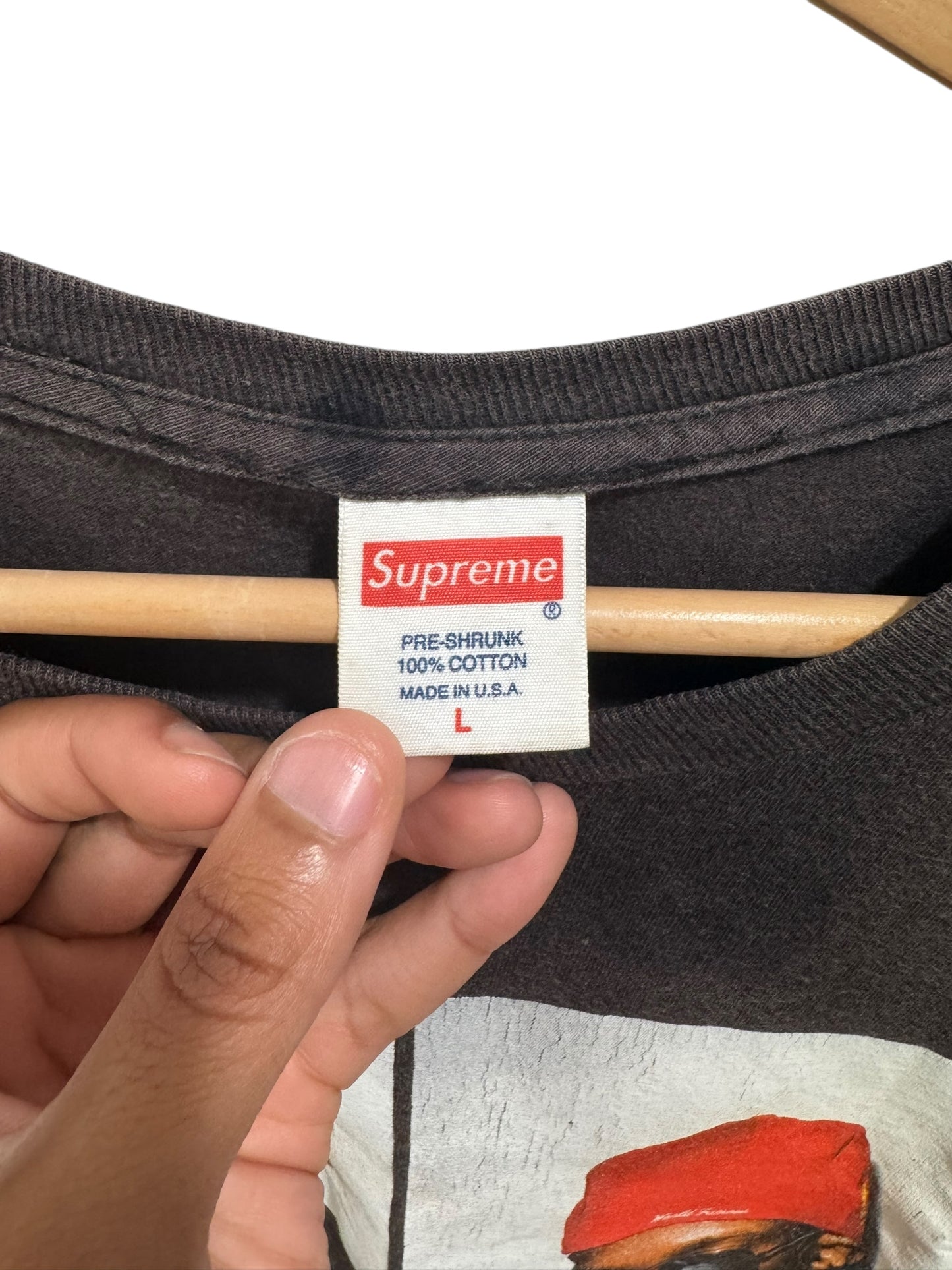 Supreme Three 6 Mafia Photo Tee Black