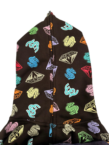 Billionaire Boys Club x Casanova Vintage Zip Hoodie Brown