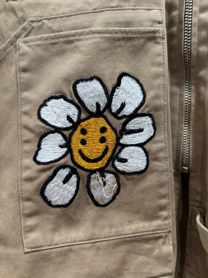 Cactus Plant Flea Market Knowledge Jacket Brown