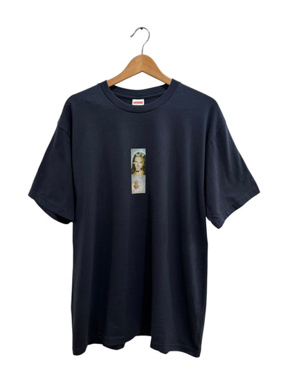 Supreme Prayer Card Box Logo Tee Navy