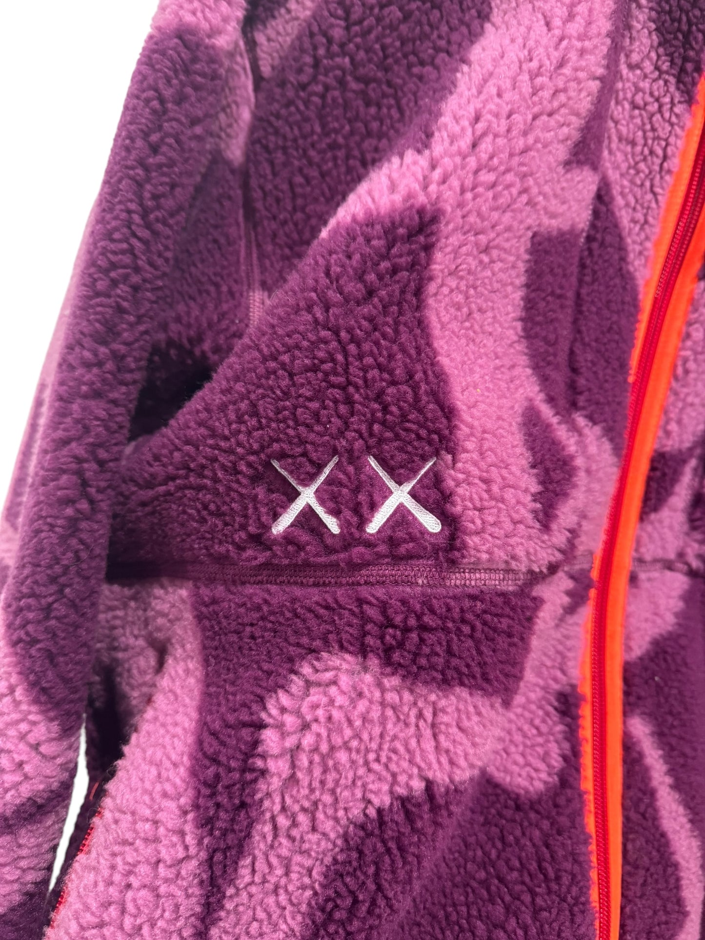 KAWS x The North Face Freeride Fleece Jacket Purple