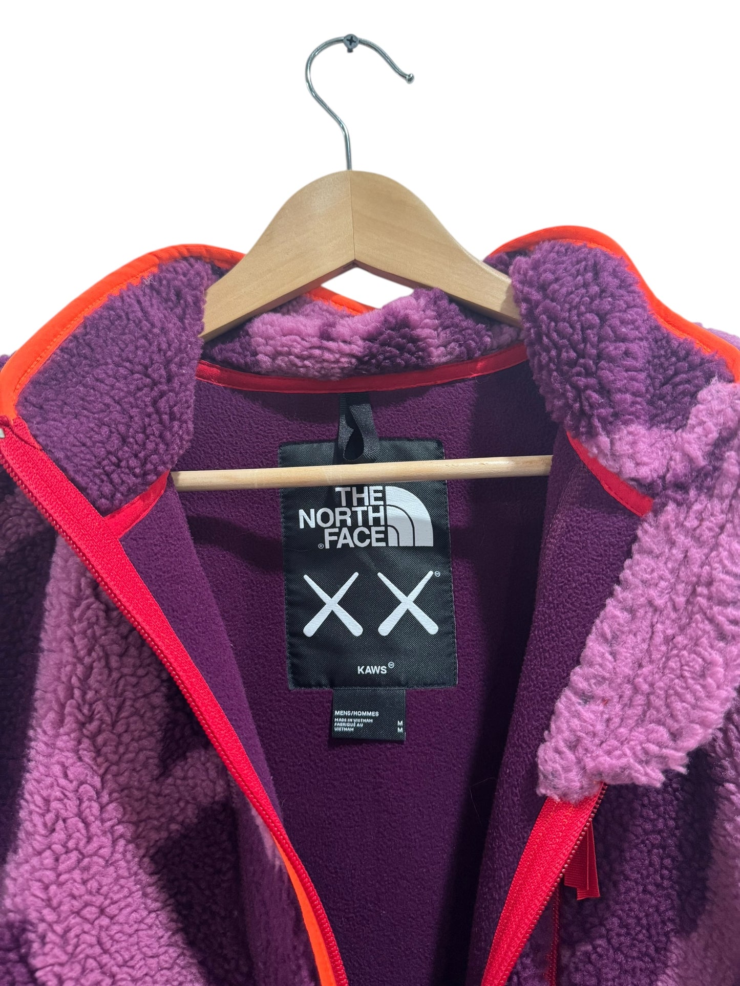 KAWS x The North Face Freeride Fleece Jacket Purple