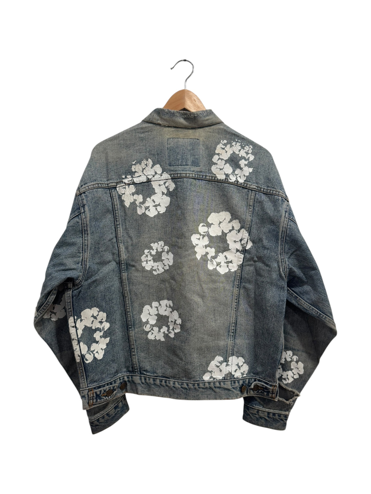 Denim Tears OG Release The Cotton Wreath Denim Jacket Indigo