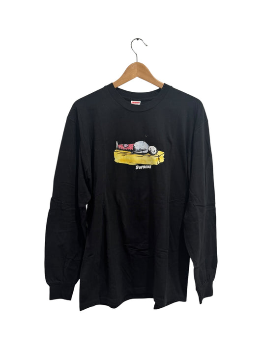 Supreme Coffin Long Sleeve Tee Black