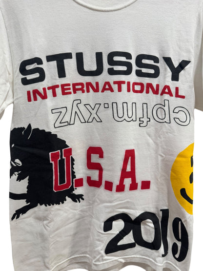 Stussy x Cactus Plant Flea Market USA 2019 Tee White