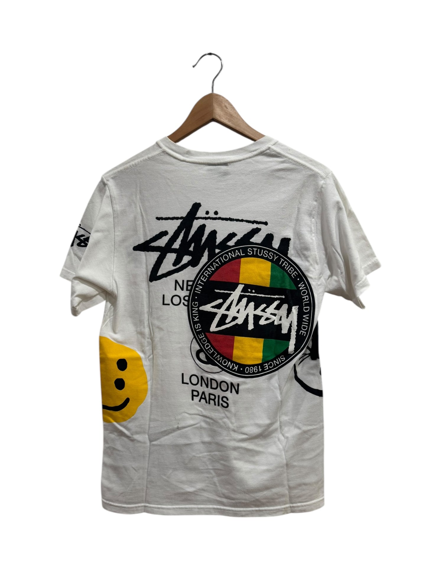 Stussy x Cactus Plant Flea Market USA 2019 Tee White