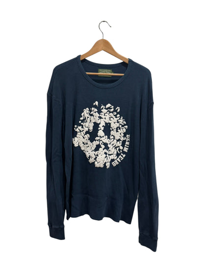 Denim Tears University Long Sleeve Thermal Navy