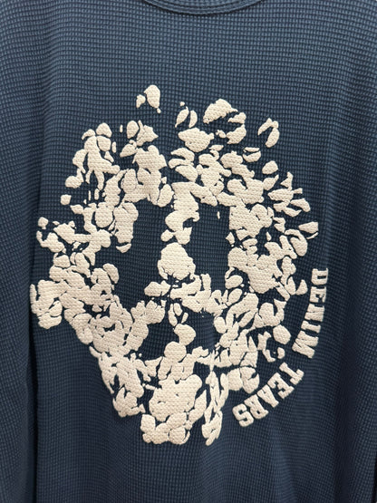 Denim Tears University Long Sleeve Thermal Navy