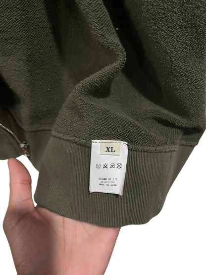 Human Made x Lil Uzi Vert Zip Up Hoodie Olive Drab