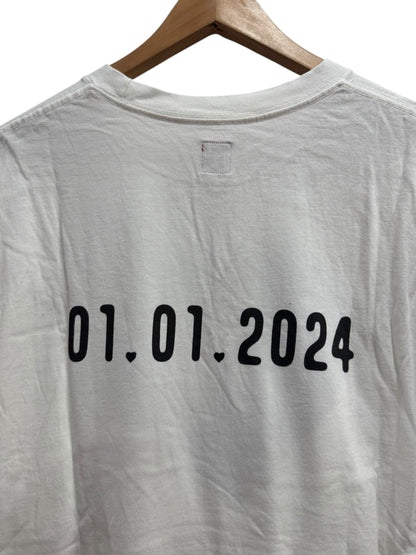 Human Made Heart Logo New Years Day Tee White